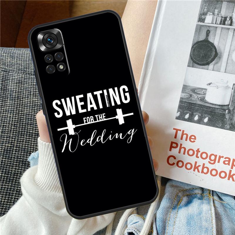 Чехол для телефона Bodybuilding Gym Fitness для Redmi Note 10 9 8 11 12 Pro 9S 10S 11S 12S Чехол для Redmi 12 12C 9C 10C 13C