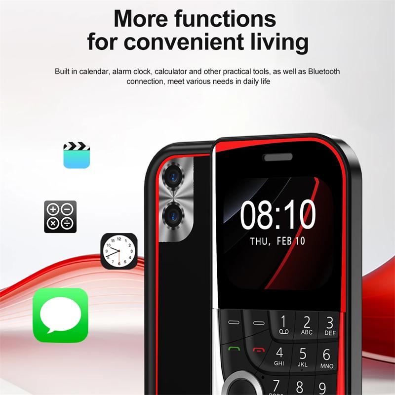 V10 Dual SIM Standby Мобильный телефон 2.01 дюймовый экран Magic Voice Speed Dial Фонарик FM-радио MP4 Дешевые резервные сотовые телефоны