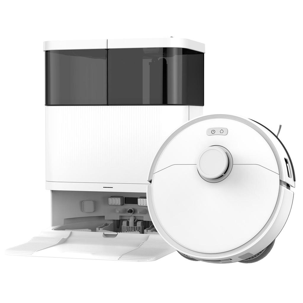 TEENDOW D63S ULTRA 10000Pa high-suction automatic mopping robot,50℃ hot water washing and rinsing,60℃ hot air drying,automatic dust collection.
