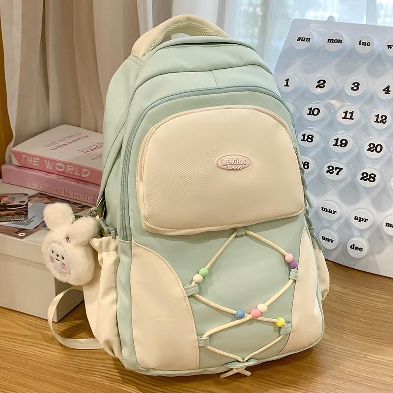 Children's Schoolbags, Primary School Students, Female College Students, Large-capacity High School, Junior High School Students, Contrasting Color