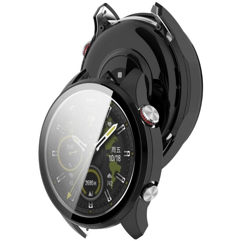 Чехол со встроенной защитной пленкой и рамкой для Smart-часов Watch 5 Professional, крышка из закаленного стекла PC
