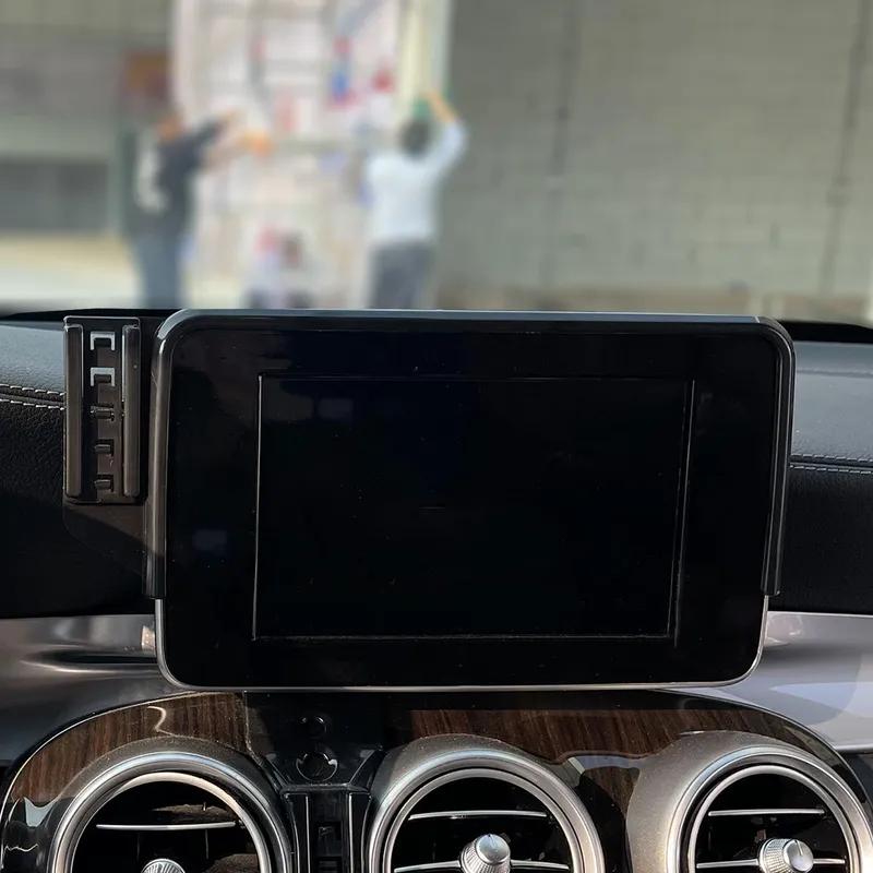 For Mercedes-Benz GLC 2016- (7.0in) X253 C253 GPS Bracket Navigation Stand Car Screen Holder Set Easy tallation