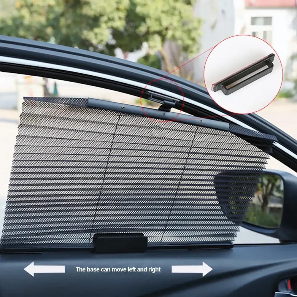 Складной солнцезащитный козырек для автомобиля, выдвижной солнцезащитный козырек для переднего/заднего окна автомобиля, сетчатый УФ-защитный занавес, складной солнцезащитный козырек для автомобиля и грузовика