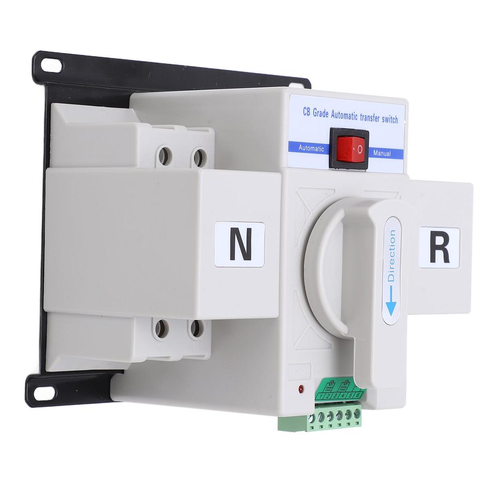 2P автоматический переключатель резерва миниатюрный автоматический выключатель двойной переключатель мощности 230 В 63 А