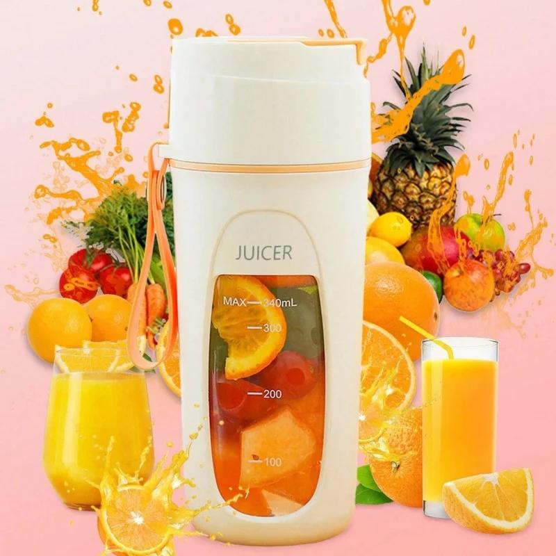 New Portable Juicer Bottle USB Charging High Quality Juice Cup Home Multi-functional Automatic Fruit Blender For Home Kitchen