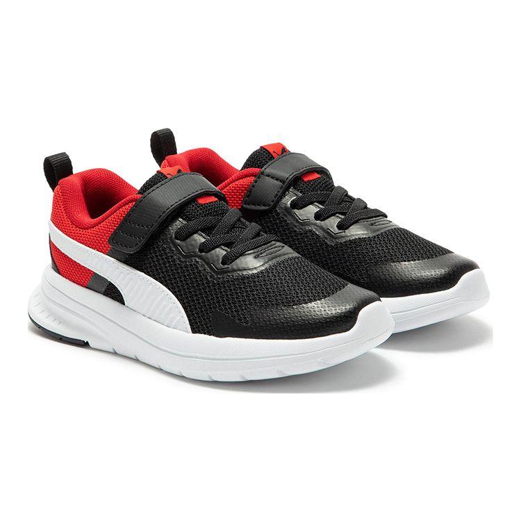 Puma Flex Essential Run Mesh Comfortable Training Sprint Racing Durable Breathable Lightweight Shock Absorption Low Top Kids Running Shoes 386239-01