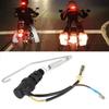 Akozon Motorcycle Universal Rear Brake Light Switch with Spring Kit Fit YBR125 2007 2008 2009 2010 2011 2012 2013 2014