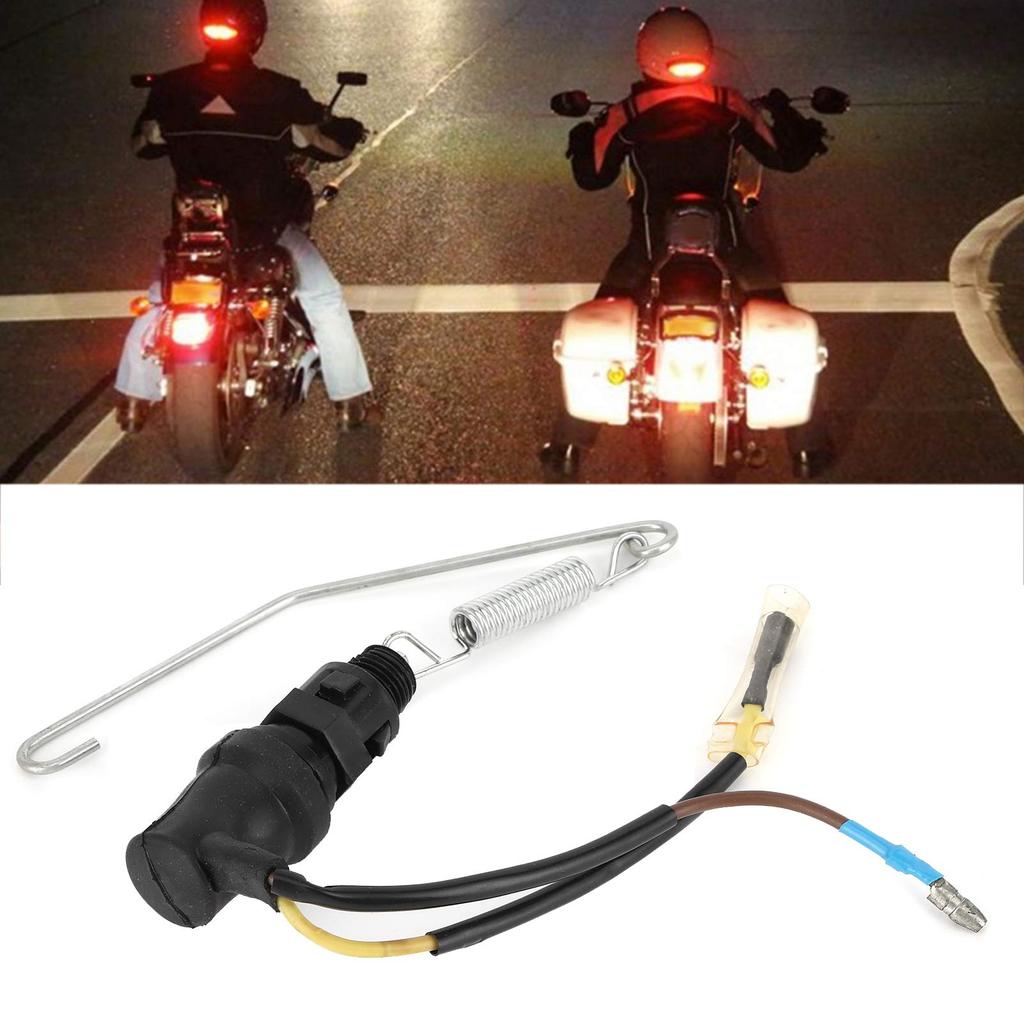 Akozon Motorcycle Universal Rear Brake Light Switch with Spring Kit Fit YBR125 2007 2008 2009 2010 2011 2012 2013 2014