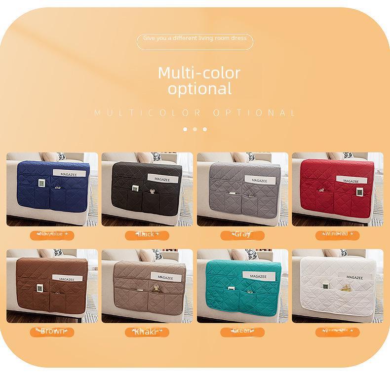 Многокарманный органайзер для подлокотника дивана с местом для хранения журналов и пультов дистанционного управления