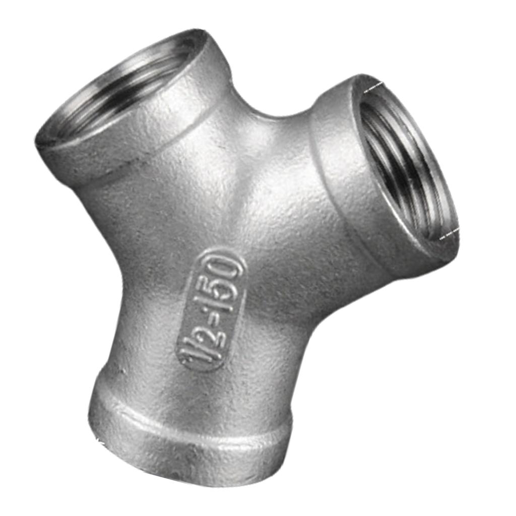 Трубопроводная арматура из нержавеющей стали Тройники Y-образной формы Косые отводы 45 градусов для газовых и водных систем, кухни, сада, ирригации