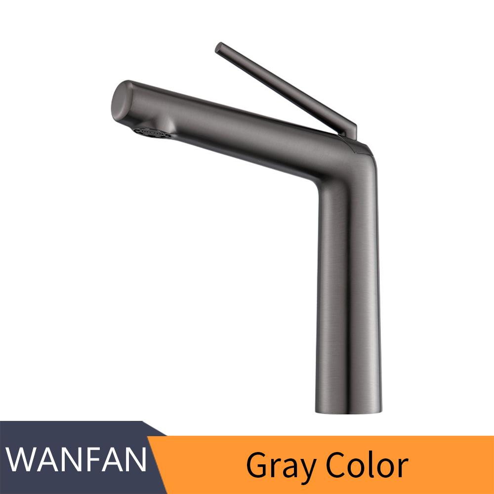 Chrome Basin Faucet Brass Bathroom Faucet Mixer Tap Black Wash Basin Faucet Single Handle Hot and Cold Lavotory Faucet 855921