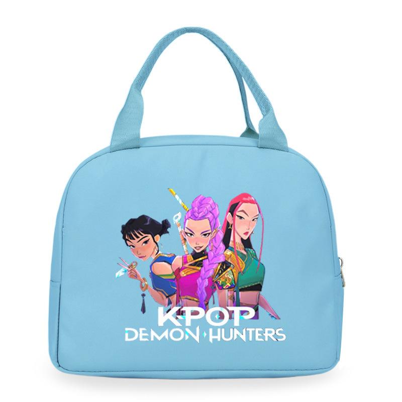 Мультяшная Анимационная Академия Сумка-ланч Студенческая Термоизоляционная Сумка-ланчбокс Работники Офиса Ручная Сумка для Бенто