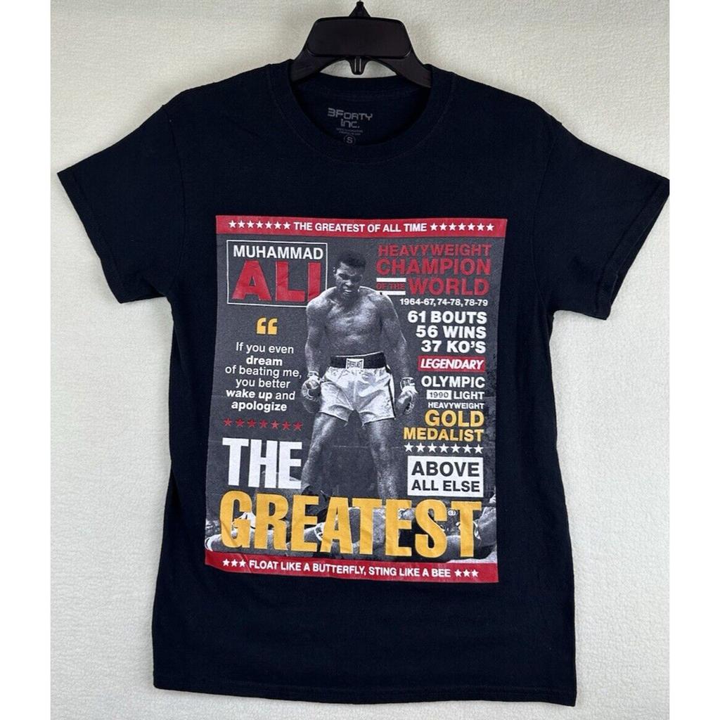 Muhammed Ali The Greatest Of All Time T Shirt Mens Size Small Black Cassius Clay Unisex T-Shirt