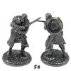 1pcs Ancient Spartan Rome Soliders Figurines Miniatures Vintage Metal Soldiers Statue Desktop Ornament Gift