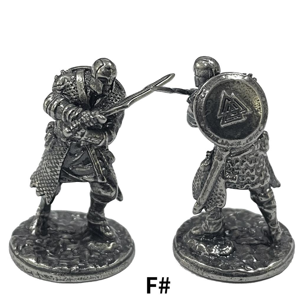 1pcs Ancient Spartan Rome Soliders Figurines Miniatures Vintage Metal Soldiers Statue Desktop Ornament Gift
