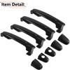 RLB-HILON 1Set Exterior Door Handle Compatible With Toyota Camry 2002 To 2006, For Corolla 2003 To 2013, For RAV4 2001 To 2012, For Matrix 2003 To