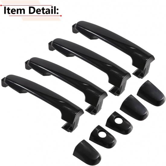 RLB-HILON 1Set Exterior Door Handle Compatible With Toyota Camry 2002 To 2006, For Corolla 2003 To 2013, For RAV4 2001 To 2012, For Matrix 2003 To