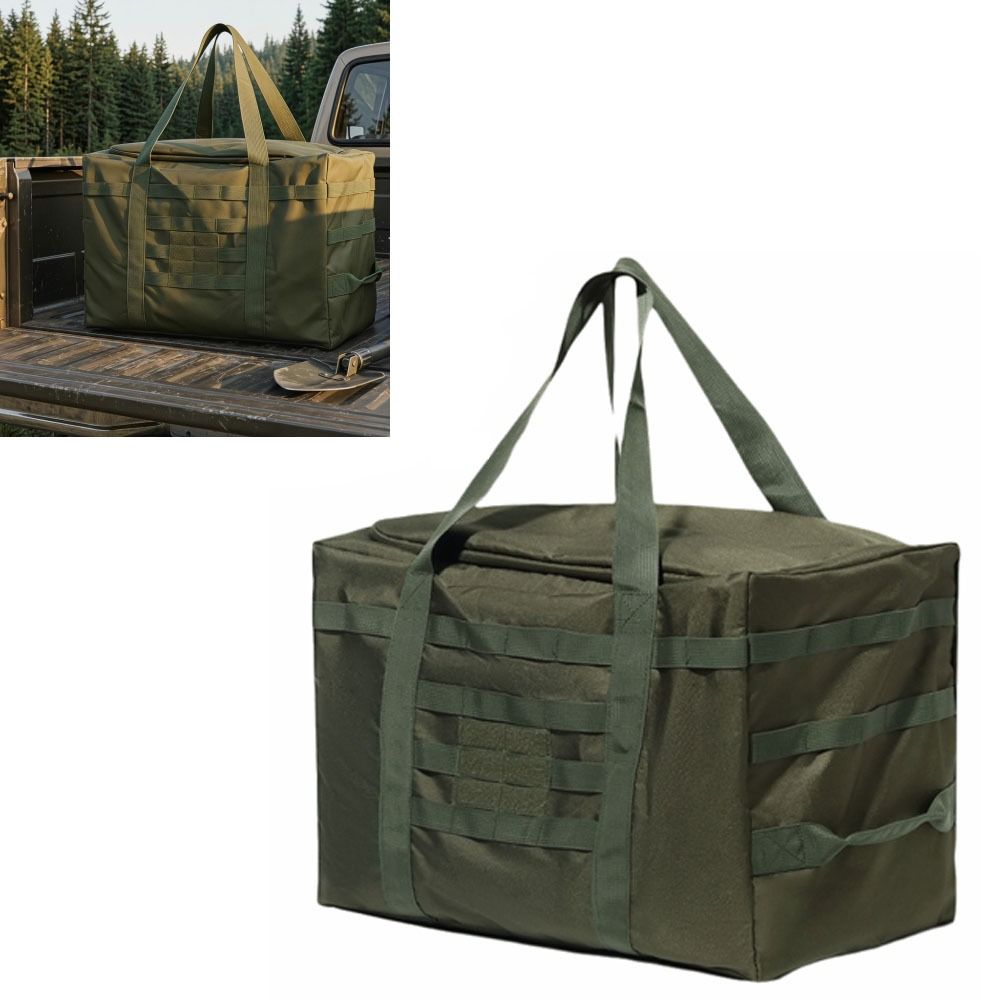 Oxford Fabric Large Capacity Bag Thickened Waterproof Duffel Bag Durable Utility Tote Bag  Camping