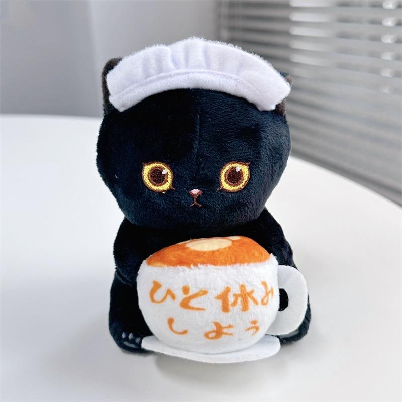 Плюшевая игрушка Кот-Акула, мягкая подвеска-украшение для детей, рождественский подарок