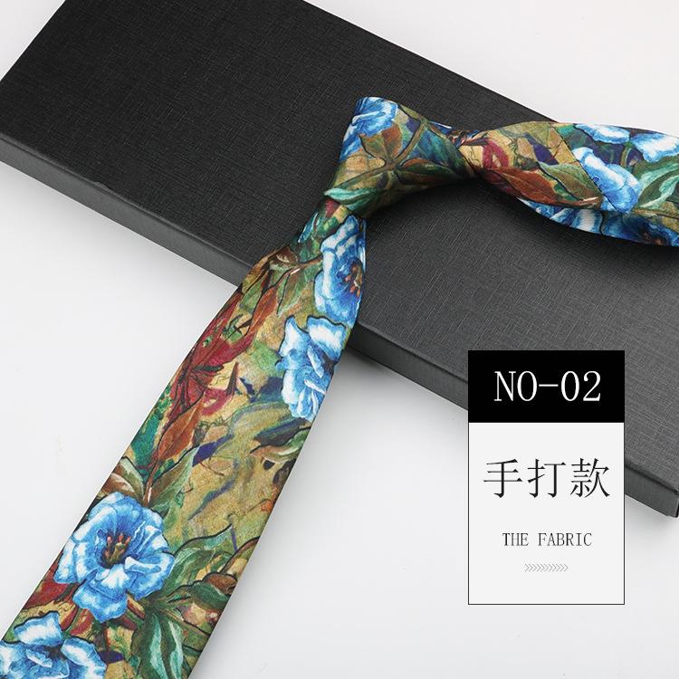 Мужской печатный галстук, узор Ретро, костюм джентльмена, ширина рубашки 9 см, шелковистый, мягкий, длинный, ручной работы