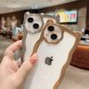 Покрытие милый 3d кошачьи уши волна прозрачный чехол для телефона для Iphone 13 11 12 Pro Max Xs Max Xr X прозрачный противоударный мягкий чехол