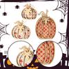 3Pcs Fall Pumpkin Decor Table Centerpiece Rustic Creative Fall Decorations for