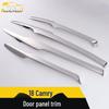 18 Camry Anti-Kick Stainless Steel Door Panel Protector