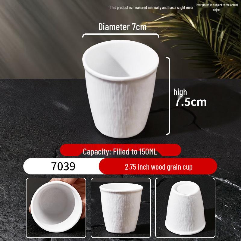 Набор из миски для риса и блюдца для соуса в стиле меламиновой керамики