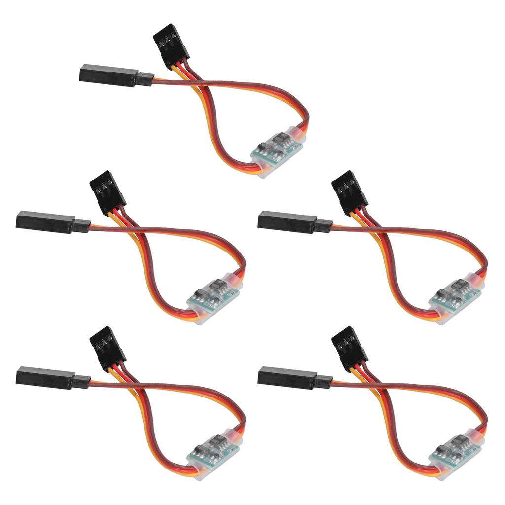 5Pcs Servo Signal Reverser Steering Gear Rotation Inverter for RC Aircraft 3.6V‑24V 5A