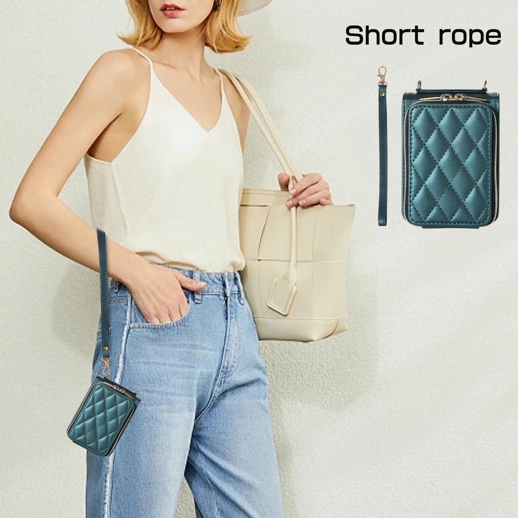 Crossbody Leather Zipper Cards Solt Wallet Case For Samsung Galaxy Z Flip 5 4 3 Z Fold 5 Fold4 Fold3 Metal Chain Lanyard Cover