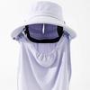 High Quality Summer Outdoor UV Protection Design Quick-drying Breathable Unisex Wide Brim Bucket Hat With Face Cover Neck Flap