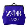 Zeta Phi Beta 1920 Принт Кожаный Кошелек для Монет Маленький Кошелек на Защелке для Мелочи Кошелек с Застежкой-Защелкой для Женщин Девушек