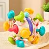 Baby Teethers Rattle Chew Toys Newborn Hand Grip Ball Rattle Sound Toy Baby 0 12 Months Sensory Activity Development Toys Girls