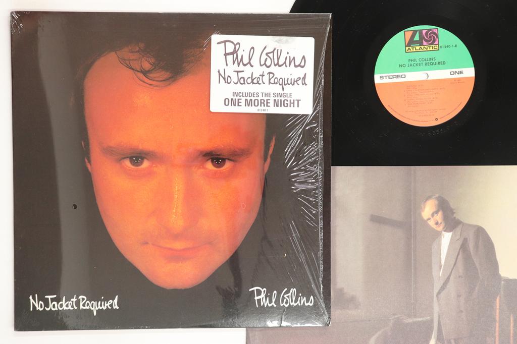 LP Record PHIL COLLINS  No Jacket Required 812401E Atlantic US Rock Used