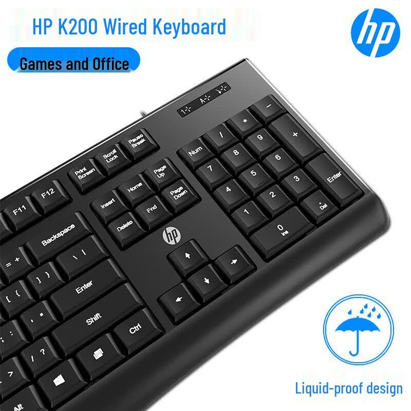 HP K200 RGB Проводная клавиатура