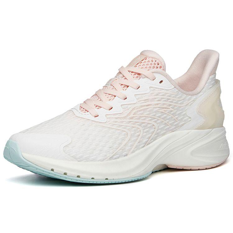 Anta Comfortable Non-Slip Low-Top Running Shoes Women Sneakers Pink White 122225585-11