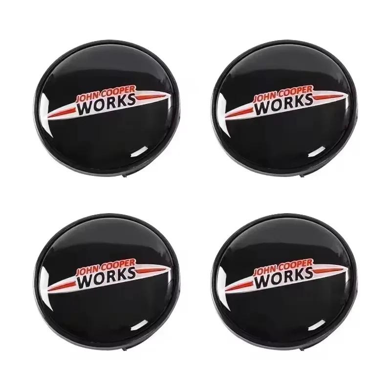 4 шт. 54 мм 56 мм Для Mini Cooper One S JCW R53 R55 R56 R57 R60 F55 F56 Наклейка-значок-эмблема на центральный колпачок колеса автомобиля