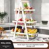 Modern Nordic Multi-Layer Detachable Fruit Vegetable Basket Storage Rack Kitchen Counter Organizer with Handle