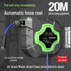 20 м Автоматическая втягивающаяся катушка для шланга: Барабан для воздуха, воды и света для ремонта автомобилей под высоким давлением
