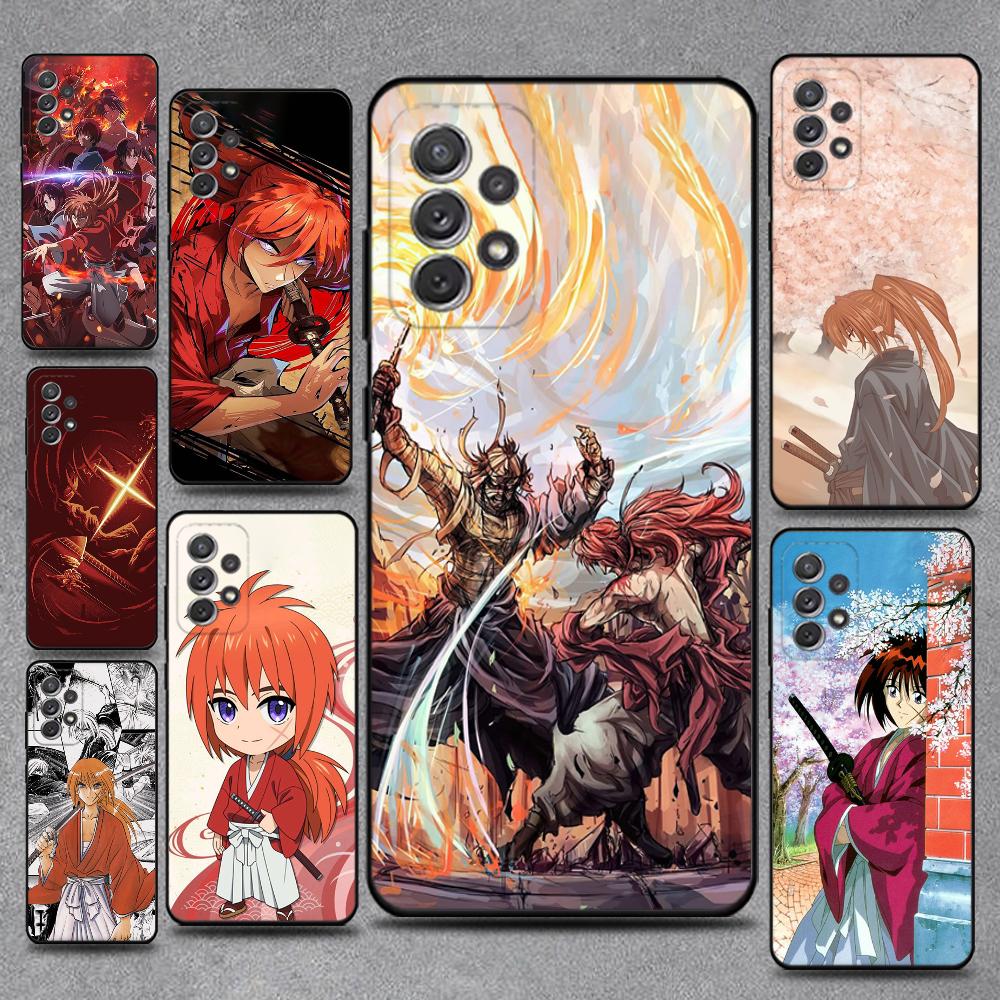 Крутые комиксы R_Rurouni Kenshin Чехол для телефона Samsung S25,S24,S21,S22,S23,S30,Ultra,S20,Plus,Fe,Lite,Note,10,9,5G Черный чехол