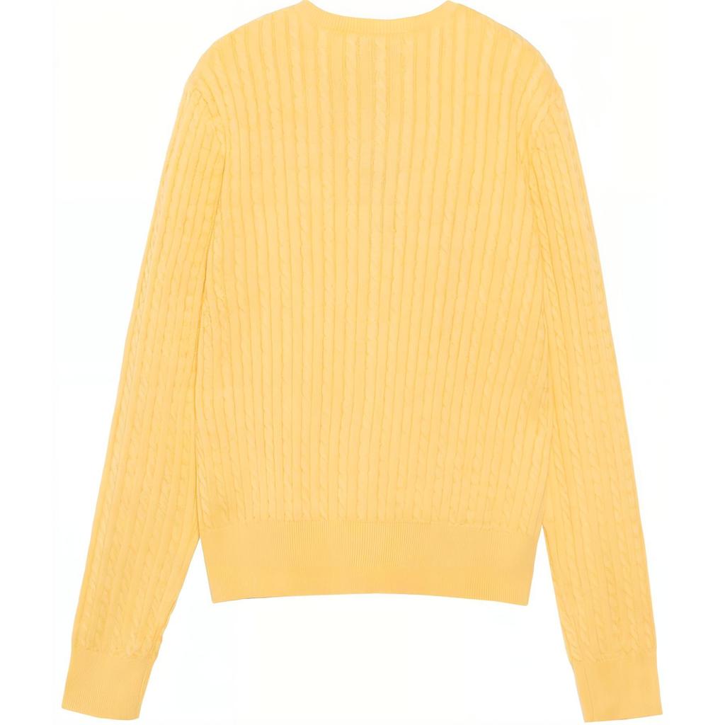 Polo Ralph Lauren Solid Cable Knit свитер Детский свитер Желтый CWPOSWEG6820241-700
