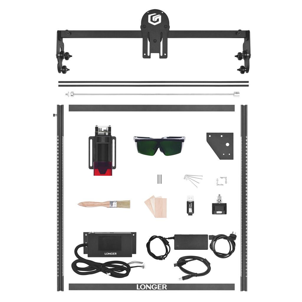 LONGER RAY5 5W  Laser Engraver Eye Protection 400x400mm Carving Area Ultrafine Laser Spot Eye