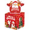 Christmas Santa Claus Gift Box With Red Finish For Holiday Party Decor And Gift Giving
