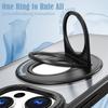 For iPhone 16 Pro Clear Back Case Compatible with MagSafe TPU+PC Kickstand Phone Cover