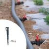20x Irrigation Drip Support Stake,6 Inch Sturdy Easy Installation Tubing Hose Holder Stake