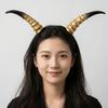 Cosplay Headband Cosplay Hairband Ox Horn Halloween Hair Hoop Halloween Horns Headband  Photo Props
