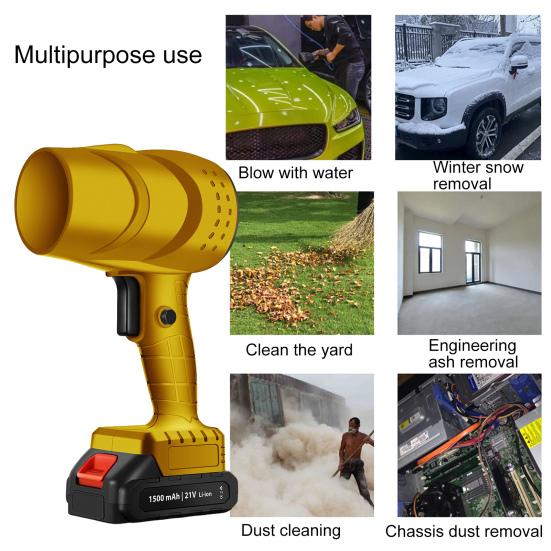 Беспроводная воздуходувка для листьев, сжатый воздух, пылесос с бесщеточным двигателем, многофункциональная портативная электрическая