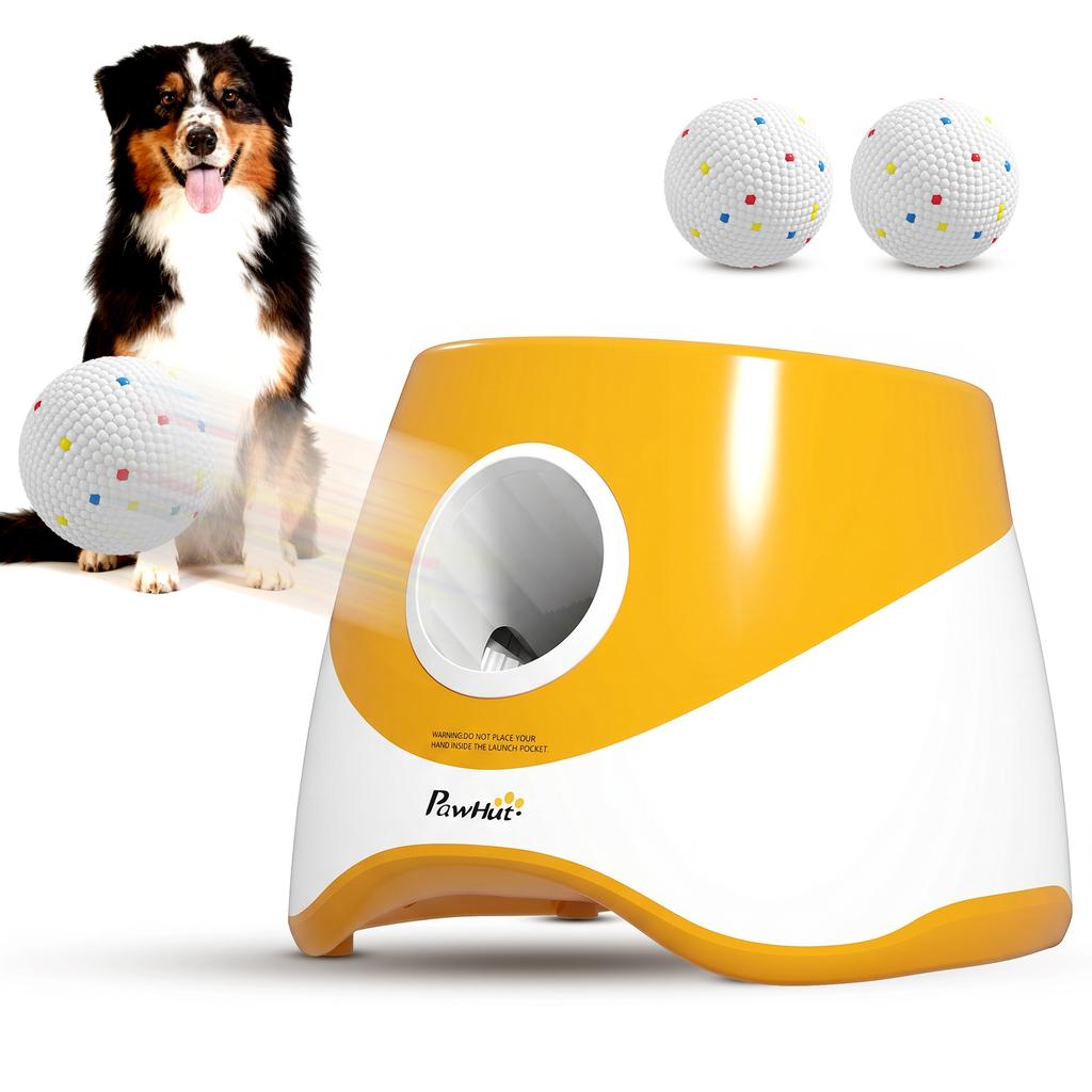 Automatic Ball Launcher for Small and Medium Dogs Orange