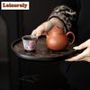 Поднос для чая из каменной панели, поднос для десертов и конфет, доска для хранения кофе, подставка для чайника, блюда для сервировки, аксессуары для китайского чайного набора, принадлежности