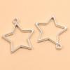 White K Alloy DIY Jewelry: Moon, Round & Heart Hollow Pendants (17 Styles)